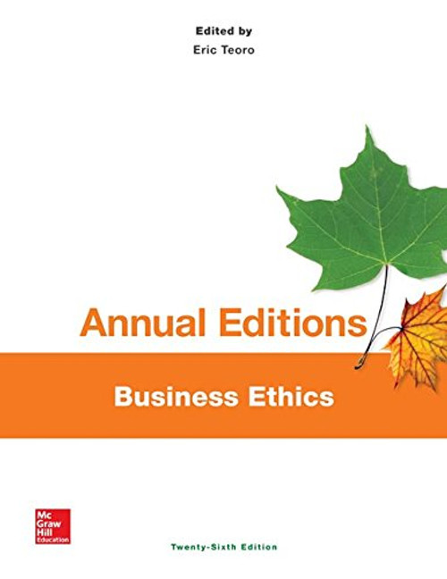 Annual Editions: Business Ethics, 26/e
