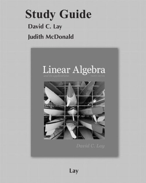 Student Study Guide for Linear Algebra and Its Applications