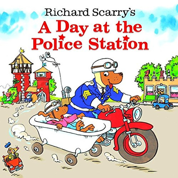 Richard Scarry's A Day at the Police Station (Look-Look)