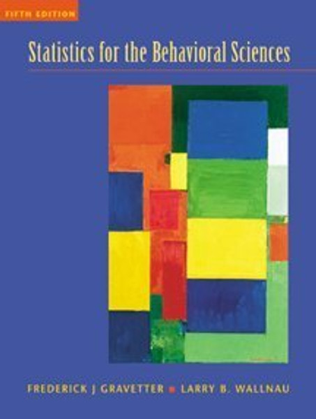 Statistics for the Behavioral Sciences