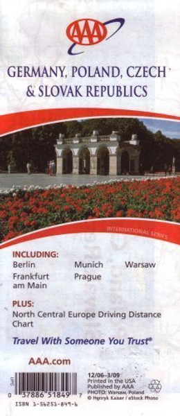 AAA Germany, Poland, Czech & Slovak Republics: Including Berlin, Frankfurt Am Main, Munich, Prague,