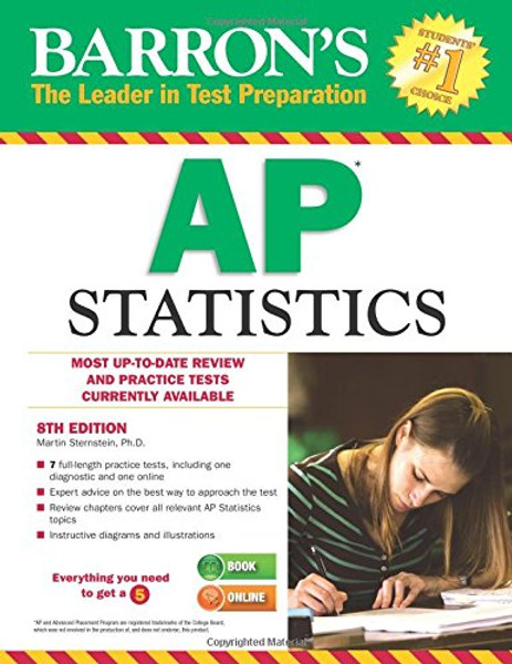 Barron's AP Statistics, 8th Edition