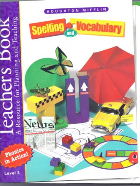 Spelling and Vocabulary, Level 3, Teacher's Book (Book & CD)