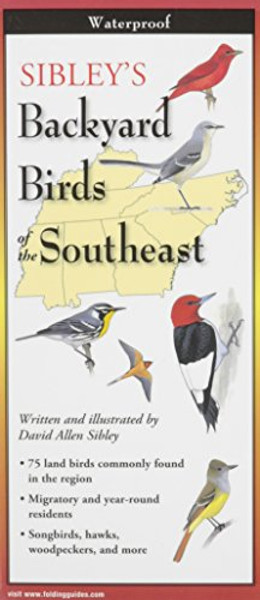 Sibley's Backyard Birds of the Southeast (Foldingguides)