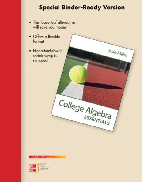 Loose Leaf Version for College Algebra Essentials