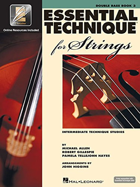 Essential Technique for Strings (Essential Elements Book 3): Double Bass
