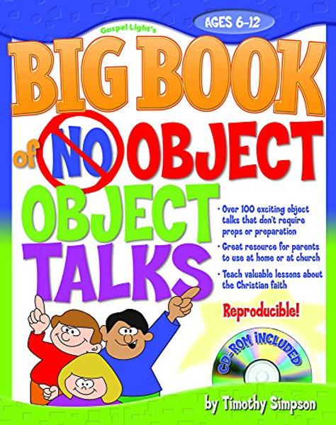 The Big Book of Object Talks with No Props (with CD-ROM) (Big Books)