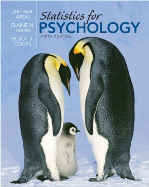 Statistics for Psychology (5th Edition)