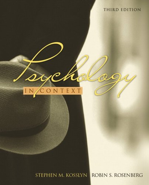Psychology in Context (3rd Edition)