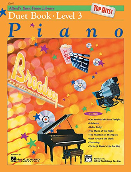 Alfred's Basic Piano Course: Top Hits! Duet Book, Level 3 (Alfred's Basic Piano Library)