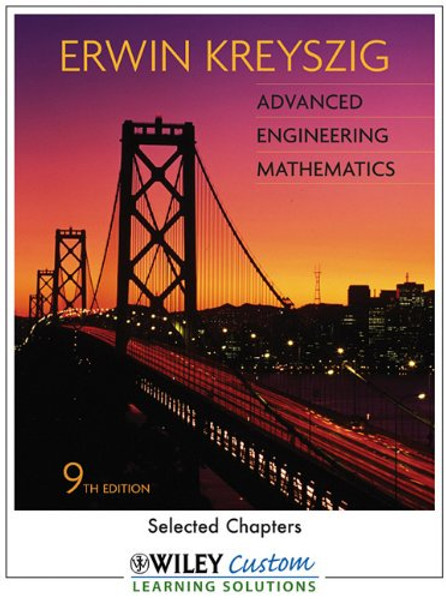 Advanced Engineering Mathematics 9th Edition for Univ of Southern California