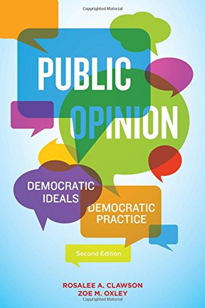 Public Opinion: Democratic Ideals, Democratic Practice