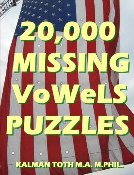 20,000 Missing Vowels Puzzles