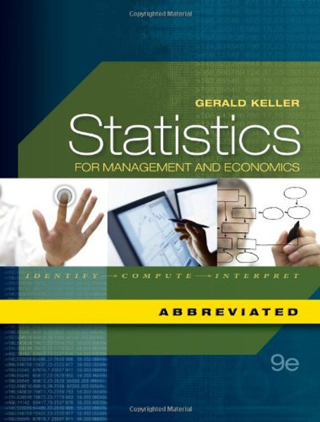 Statistics for Management and Economics, Abbreviated Edition (with Essential Textbook Resources Printed Access Card)