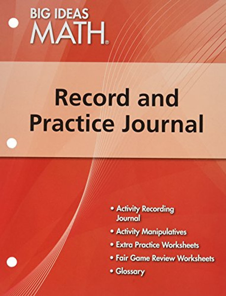 BIG IDEAS MATH: Record & Practice Journal Red/Course 2