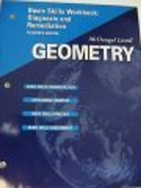 McDougal Littell Geometry: Basic Skills Workbook: Diagnosis & Remediation TE