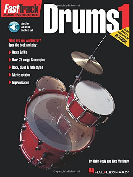 FastTrack Music Instruction - Drums, Book 1 (Fasttrack Series)