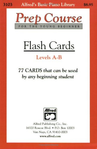 Alfred's Basic Piano Prep Course Flash Cards, Bk A & B: For the Young Beginner, Flash Cards (Alfred's Basic Piano Library)