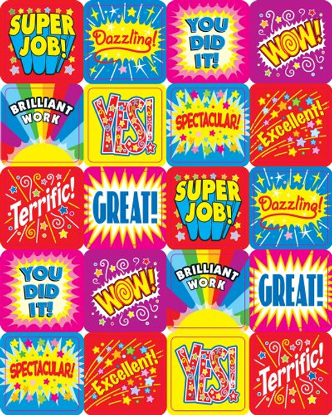 Carson Dellosa Positive Words Motivational Stickers (0625)