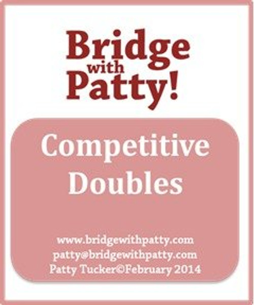 Competitive Doubles Bidding Mat