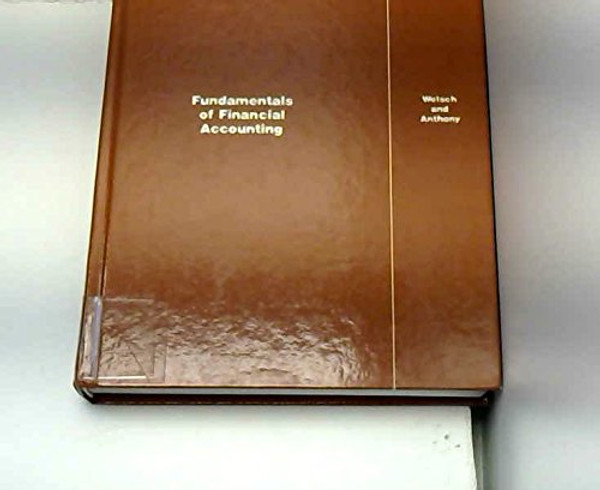 Fundamentals of Financial Accounting, 3rd Edition ( The Willard J. Graham Series in Accounting )