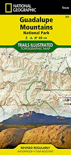 Guadalupe Mountains National Park (National Geographic Trails Illustrated Map)