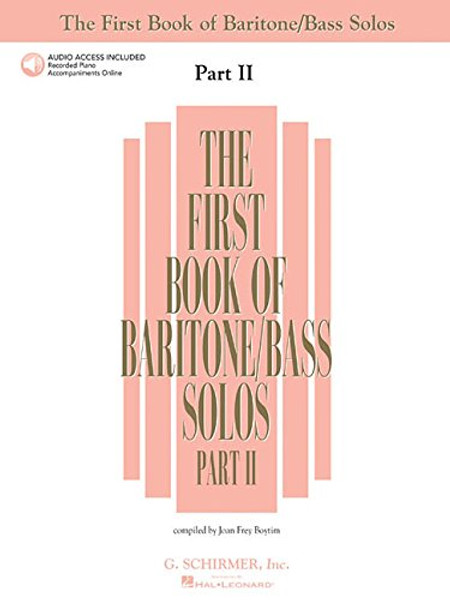 The First Book of Baritone/Bass Solos - Part II: Book/Online Audio (First Book of Solos Part II)