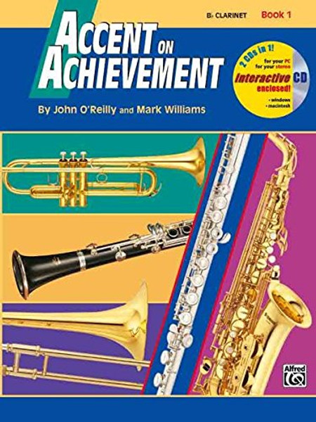 Accent on Achievement, Bk 1: Combined Percussion---S.D., B.D., Access. & Mallet Percussion, Book & CD