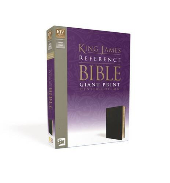 KJV, Reference Bible, Giant Print, Imitation Leather, Black, Red Letter Edition