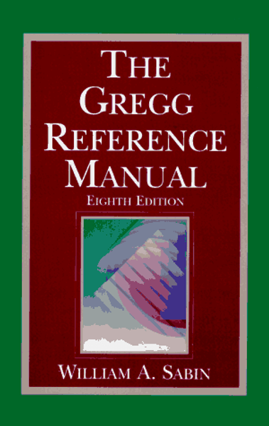 The Gregg Reference Manual/Indexed with Flap