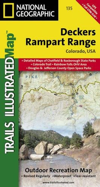 Deckers, Rampart Range (National Geographic Trails Illustrated Map)
