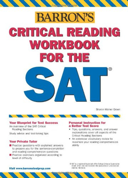 Critical Reading Workbook for the SAT