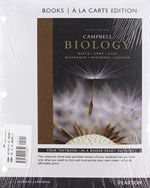 Campbell Biology, Books a la Carte Plus Mastering Biology with eText -- Access Card Package (10th Edition)
