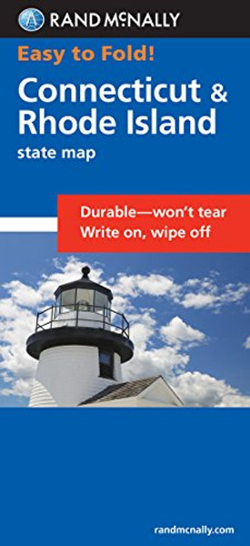 Easy To Fold: Connecticut, Rhode Island (Easyfinder Maps)