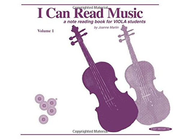 I Can Read Music: For Viola Volume 1