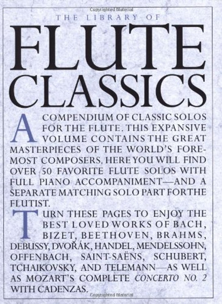 The Library of Flute Classics