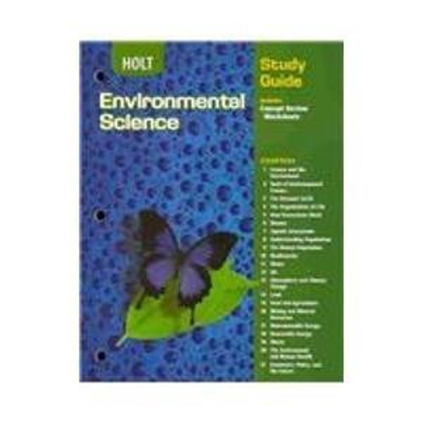 Holt Enviromental Science Study Guide