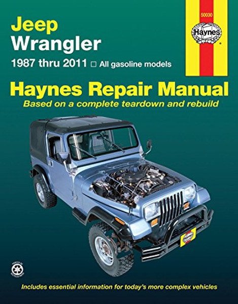Jeep Wrangler 1987 - 2011 Repair Manual (Haynes Repair Manual (Paperback))