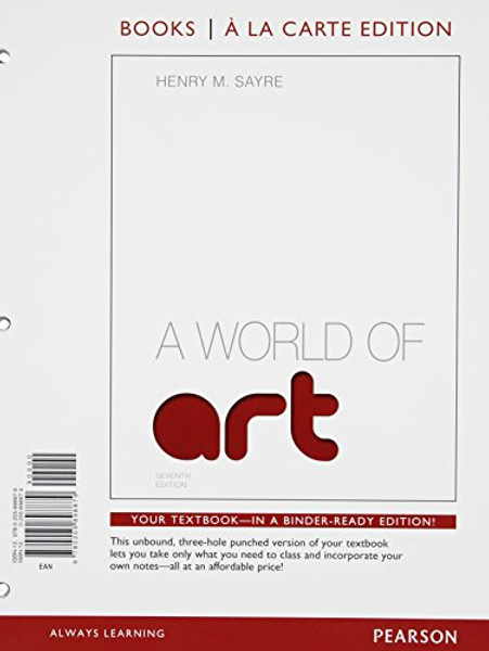 World of Art : Myartslab Books, A La Carte Edition