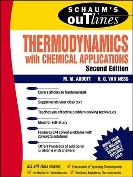 Schaum's Outline of Thermodynamics With Chemical Applications (Schaum's Outline Series)