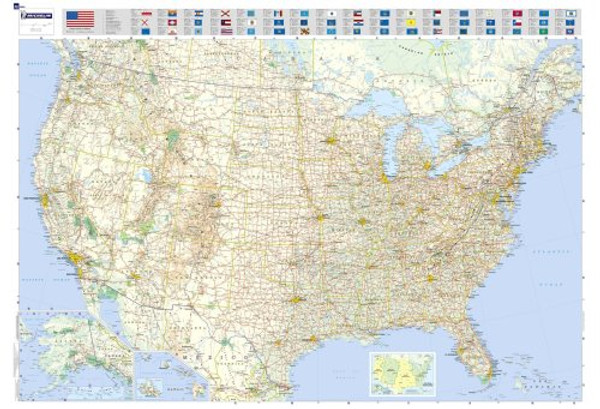 Michelin Map USA Road  12761  (p, Rolled) (Maps/Wall (Michelin))