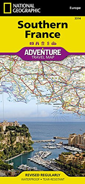 Southern France (National Geographic Adventure Map)