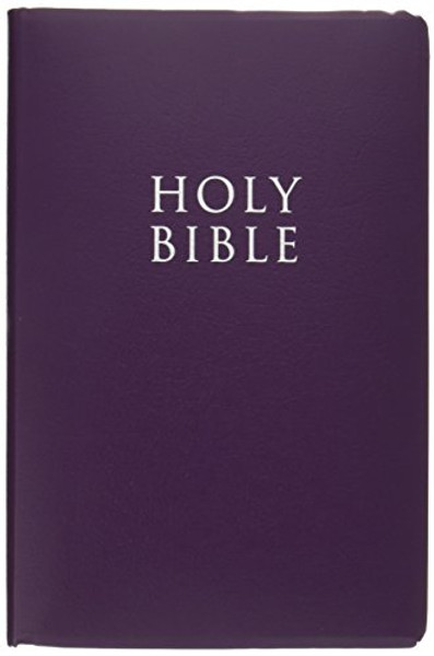 KJV, Gift and Award Bible, Imitation Leather, Purple, Red Letter Edition