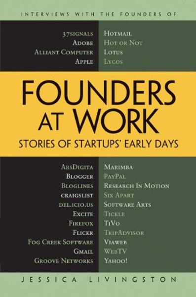 Founders at Work: Stories of Startups' Early Days