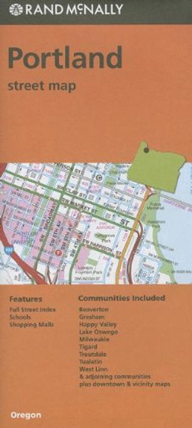 Rand McNally Portland, Oregon Street Map (Red Cover)