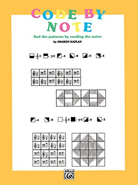 Code by Note, Bk 1: Find the Patterns by Reading the Notes, Coloring Book (Color by Note)