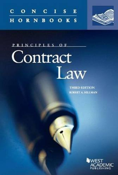 Principles of Contract Law (Concise Hornbook Series)