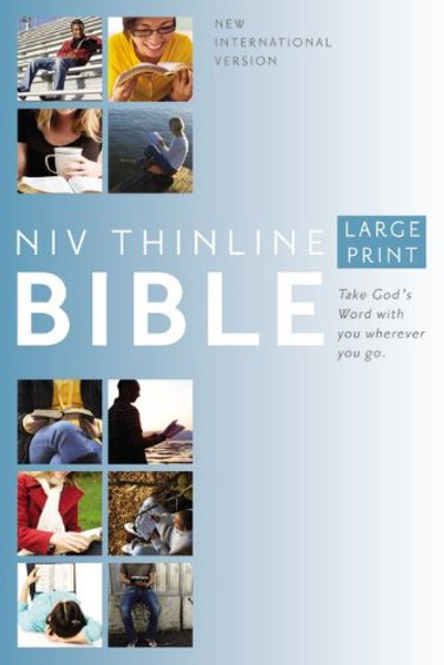 NIV, Thinline Bible, Large Print, Hardcover, Red Letter Edition