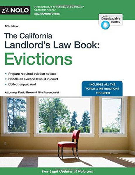 California Landlord's Law Book, The: Evictions (California Landlord's Law Book Vol 2 : Evictions)