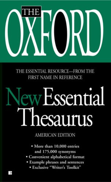 The Oxford New Essential Thesaurus: American Edition